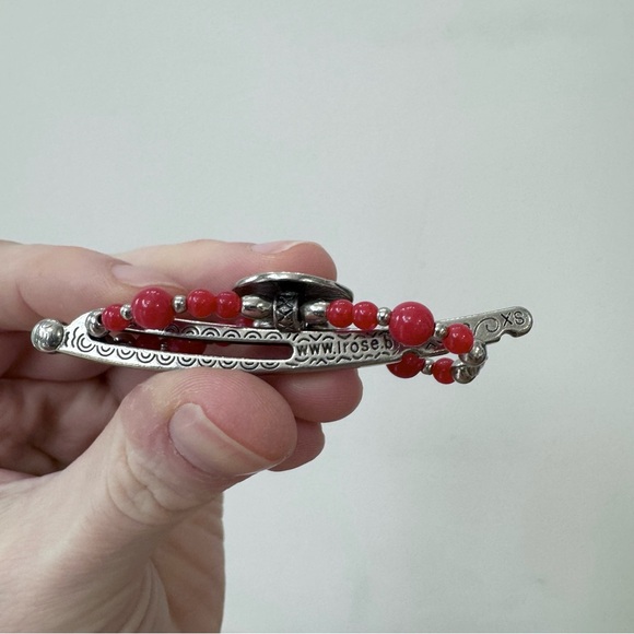 Lilla Rose Flexi Clip Red Football XS - Picture 2 of 6